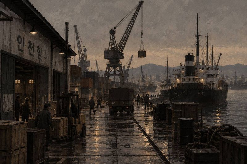 Порт Инчхон, 1974 год